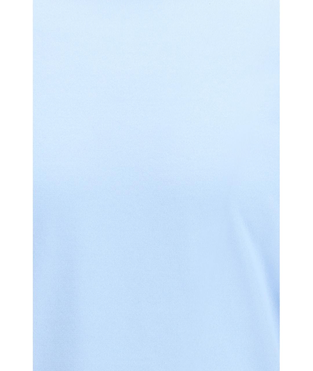 PRADA Голубой хлопковый джемпер / свитер, фото 3