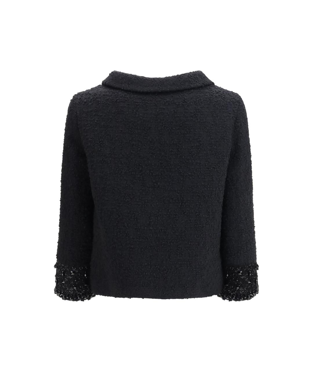 VALENTINO Черный шерстяной жакет/пиджак, фото 2