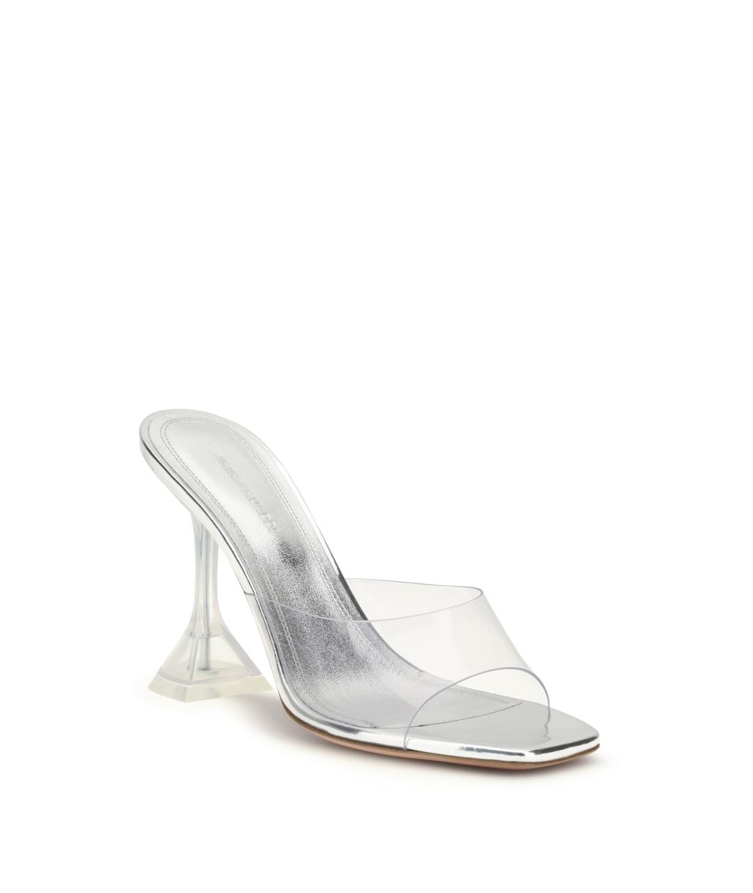 Amina Muaddi Мульти синтетические мюли, фото 2