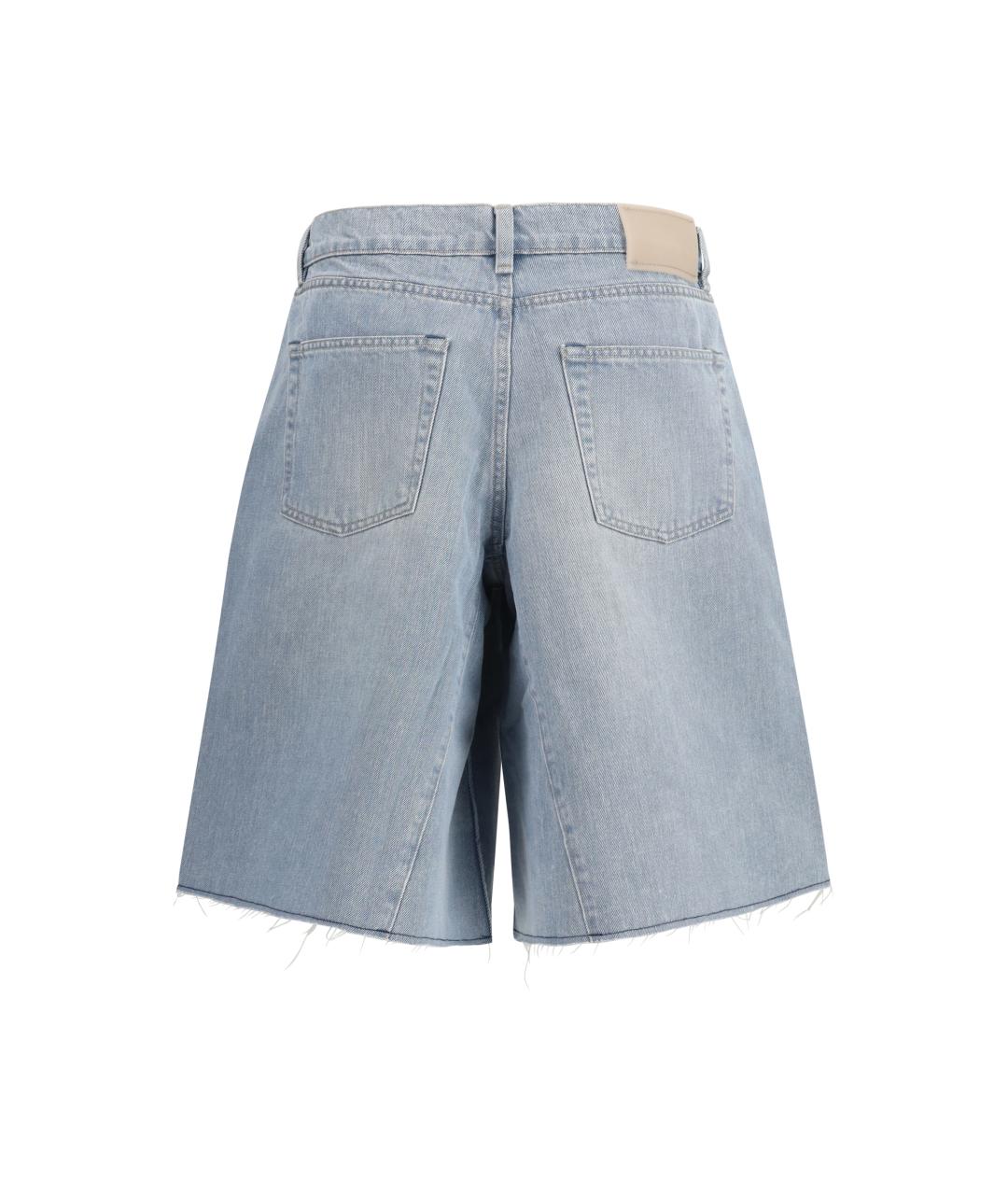 OUR LEGACY Голубые хлопковые шорты, фото 2