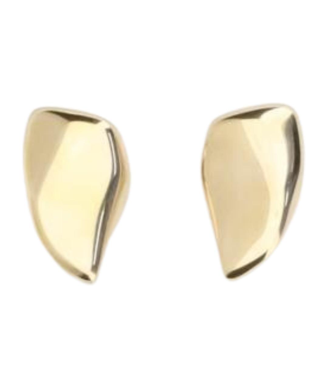 BOTTEGA VENETA Золотые металлические серьги, фото 1