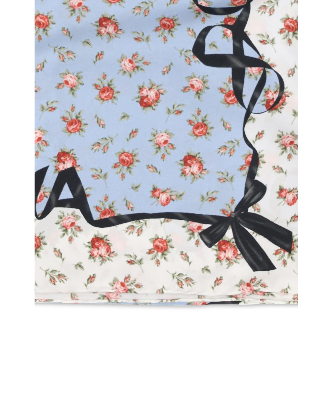 DOLCE&GABBANA Мульти шелковый шарф, фото 3