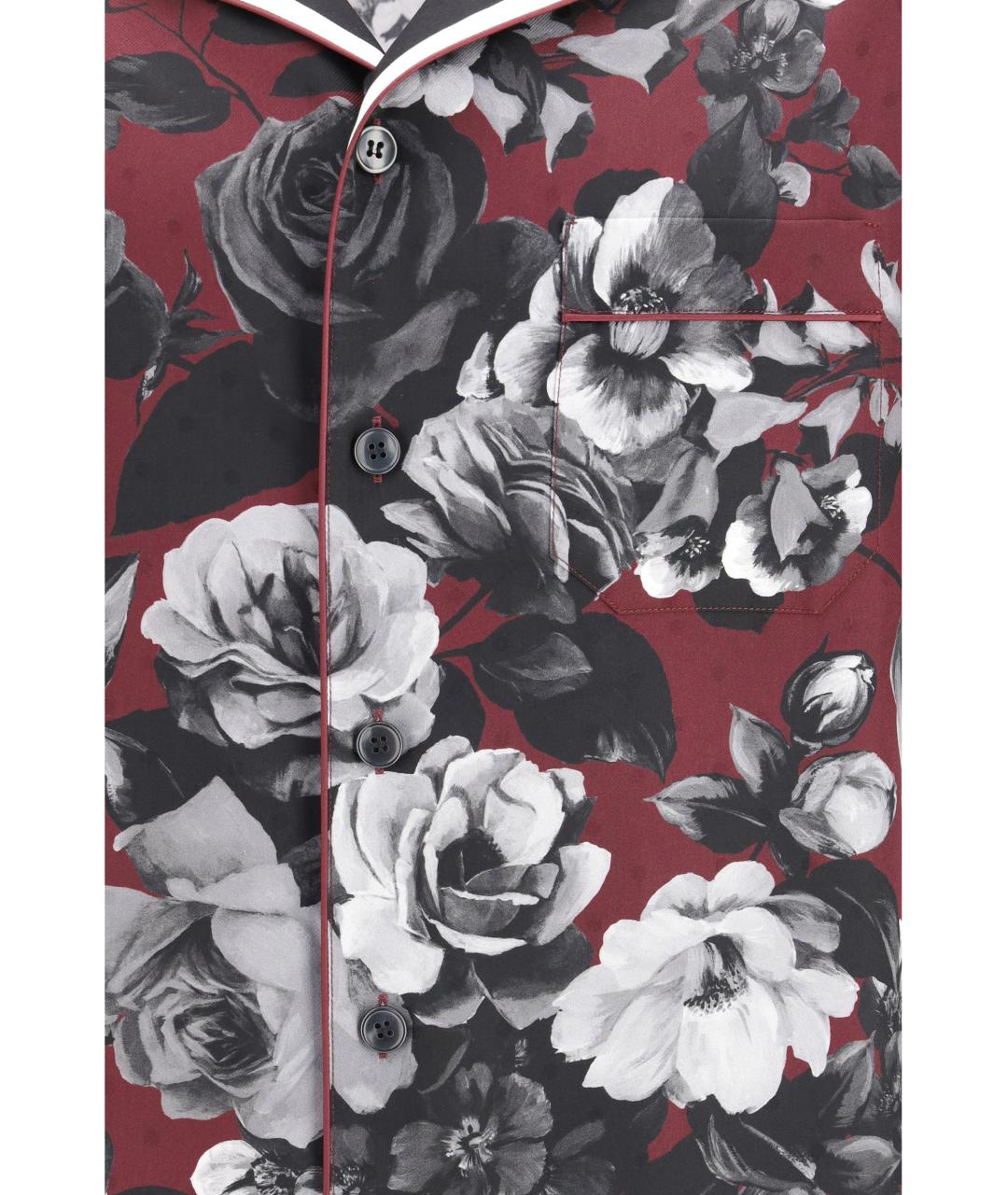 DOLCE&GABBANA Мульти шелковая кэжуал рубашка, фото 3