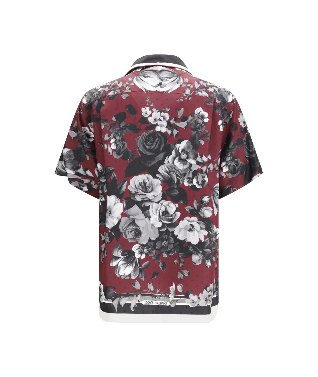 DOLCE&GABBANA Мульти шелковая кэжуал рубашка, фото 2