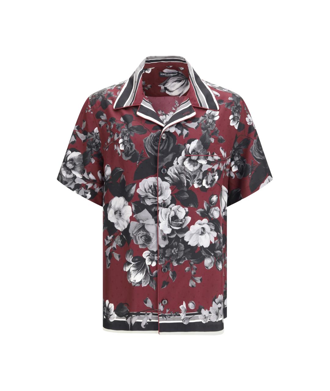 DOLCE&GABBANA Мульти шелковая кэжуал рубашка, фото 1