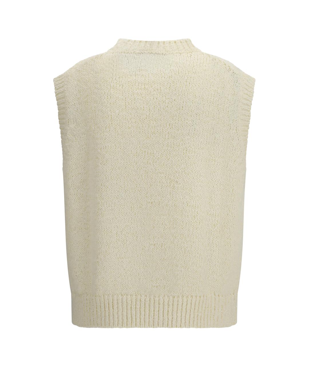 LAMINAR Белая хлопковая жилетка, фото 2