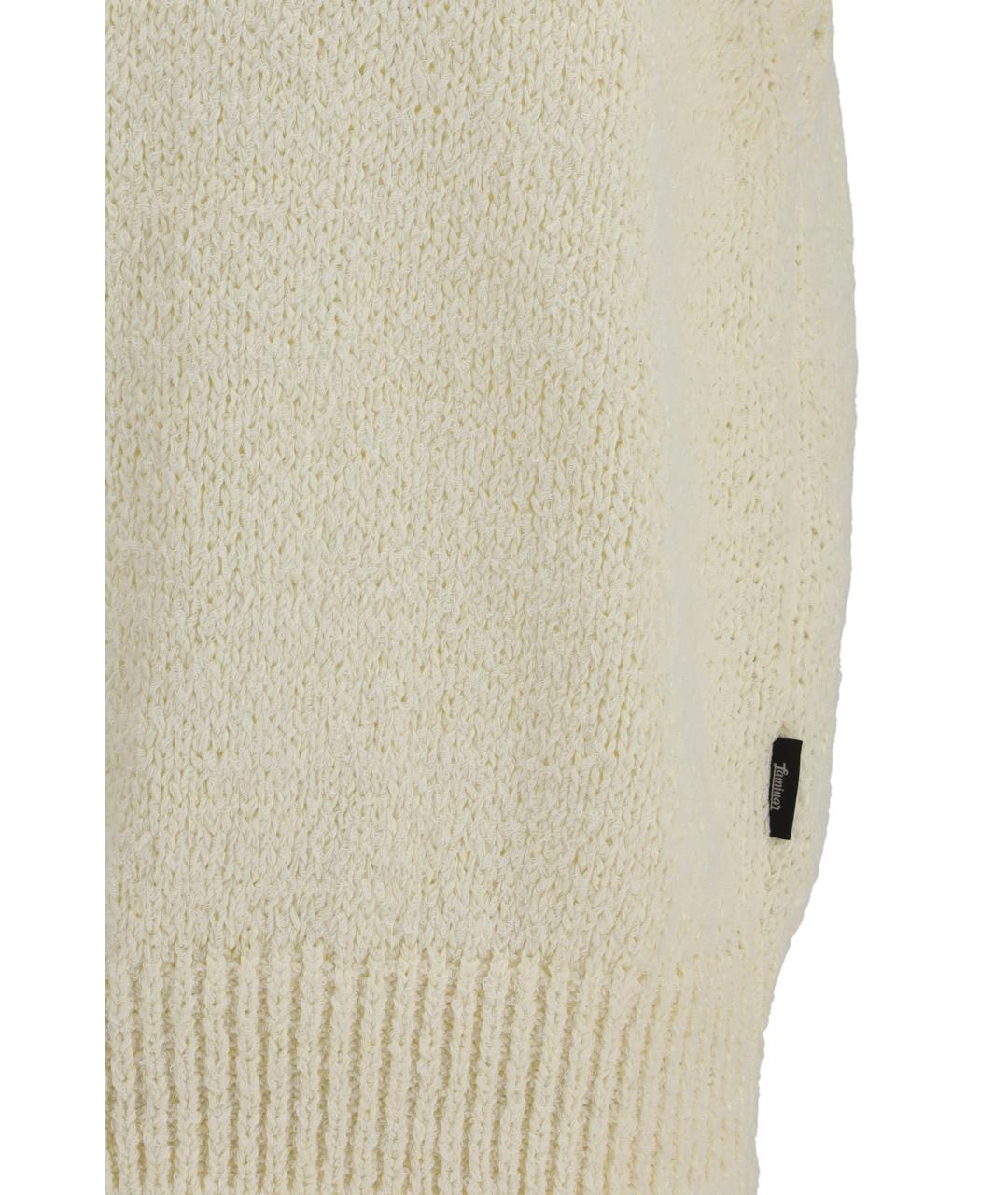 LAMINAR Белая хлопковая жилетка, фото 3