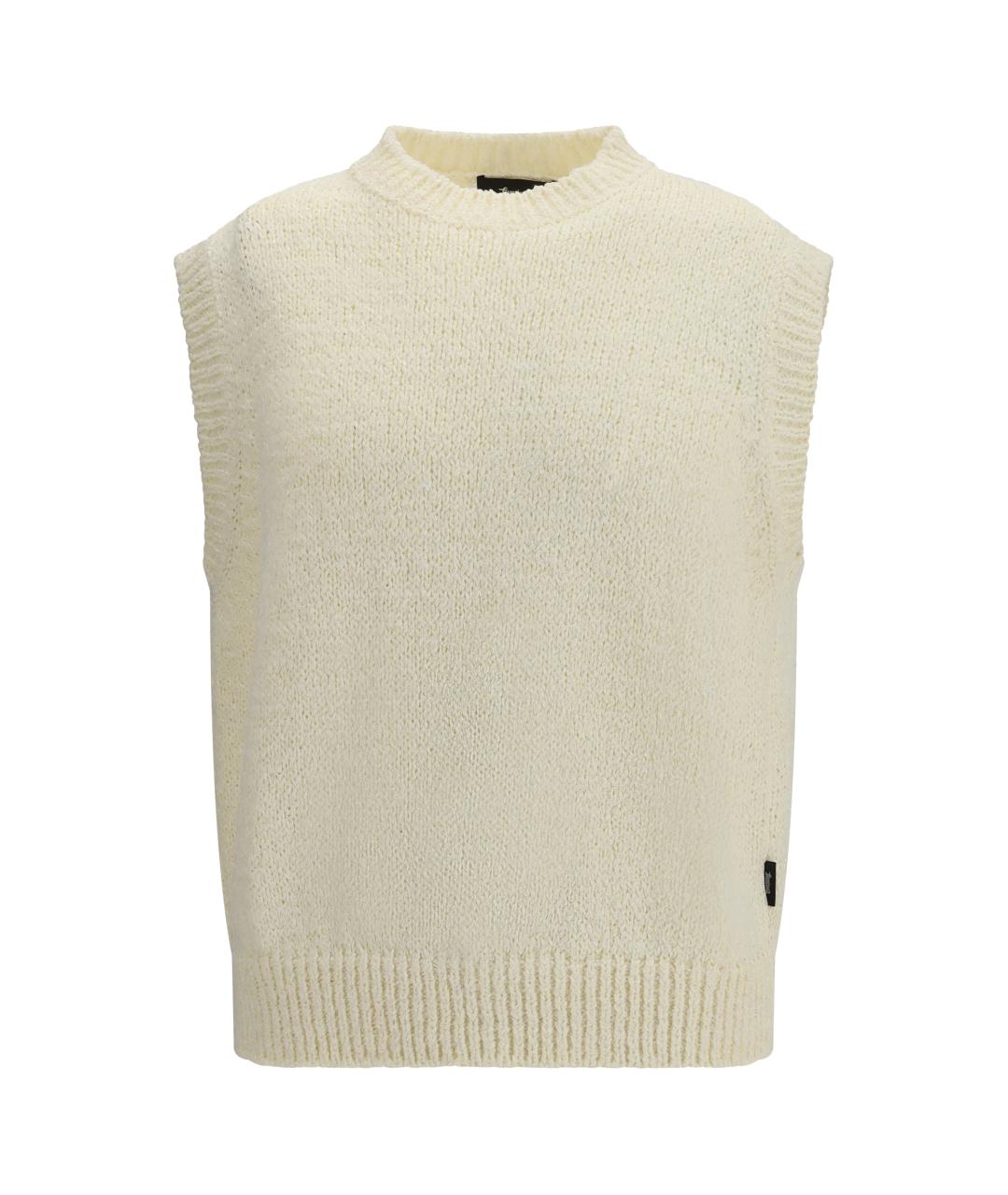 LAMINAR Белая хлопковая жилетка, фото 1