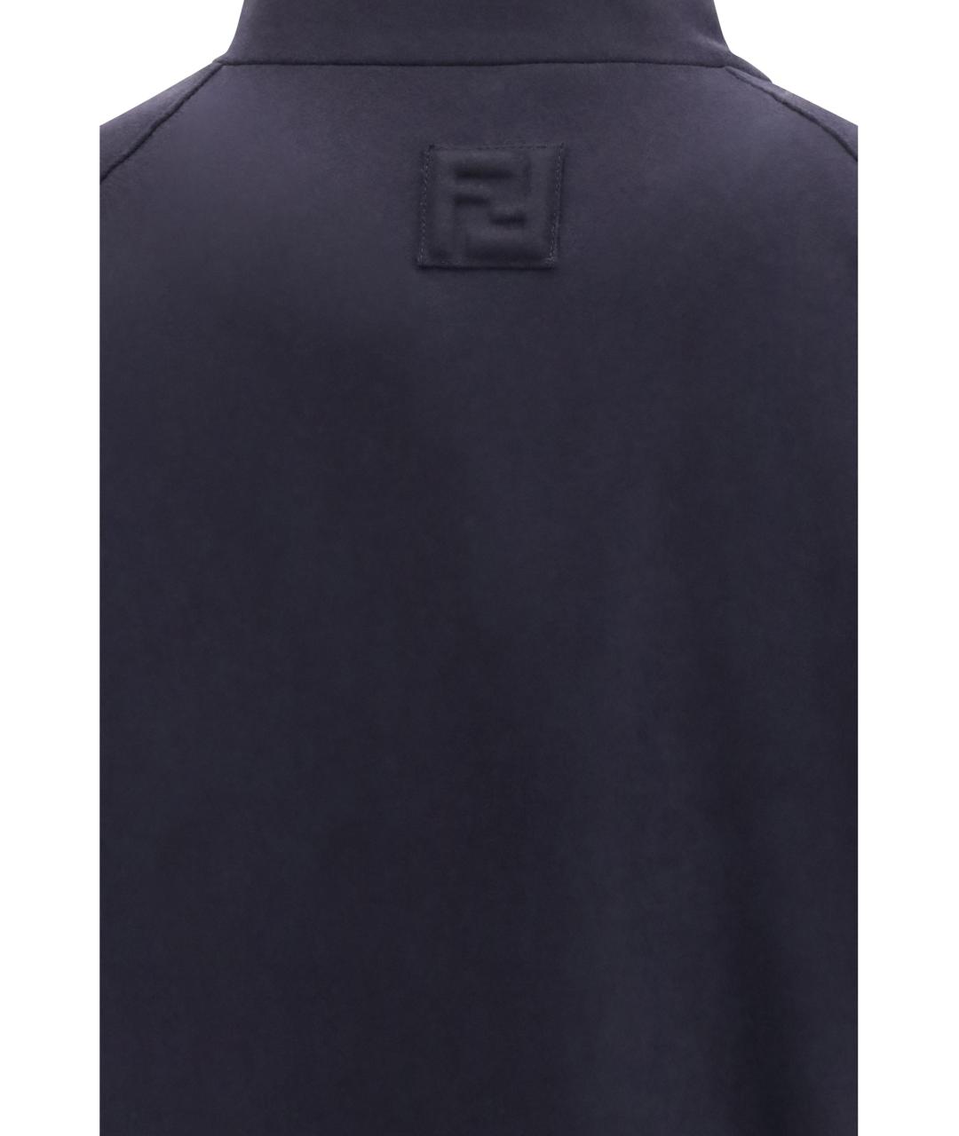 FENDI Синяя кашемировая куртка, фото 3