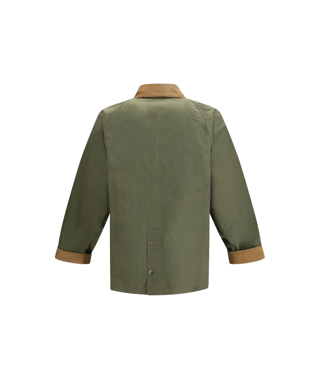 BARBOUR Хаки хлопковая куртка, фото 2