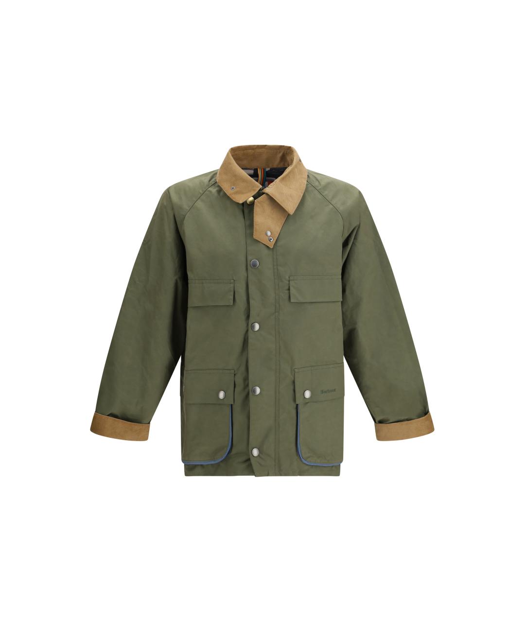 BARBOUR Хаки хлопковая куртка, фото 1