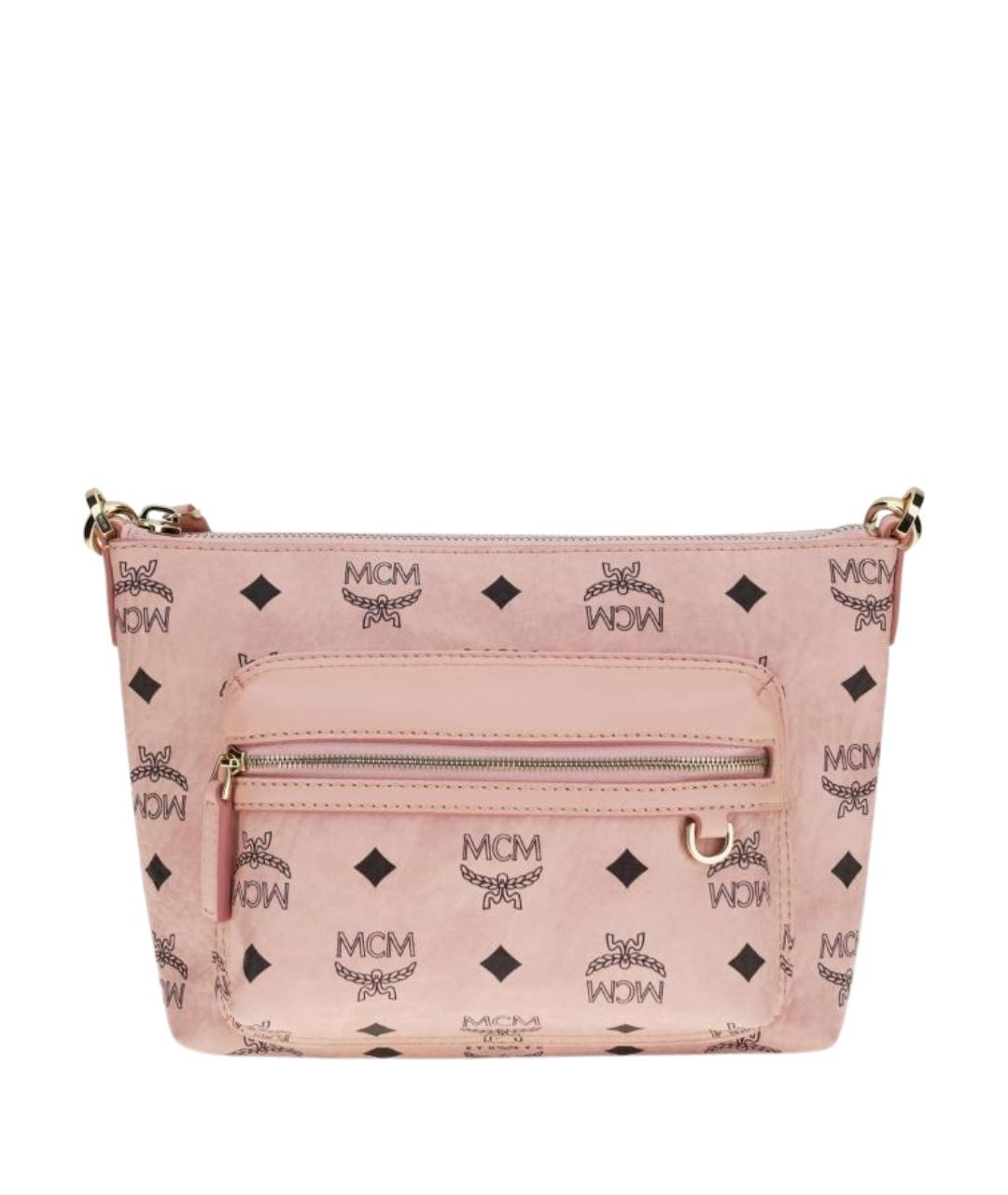 MCM Розовая тканевая сумка через плечо, фото 1