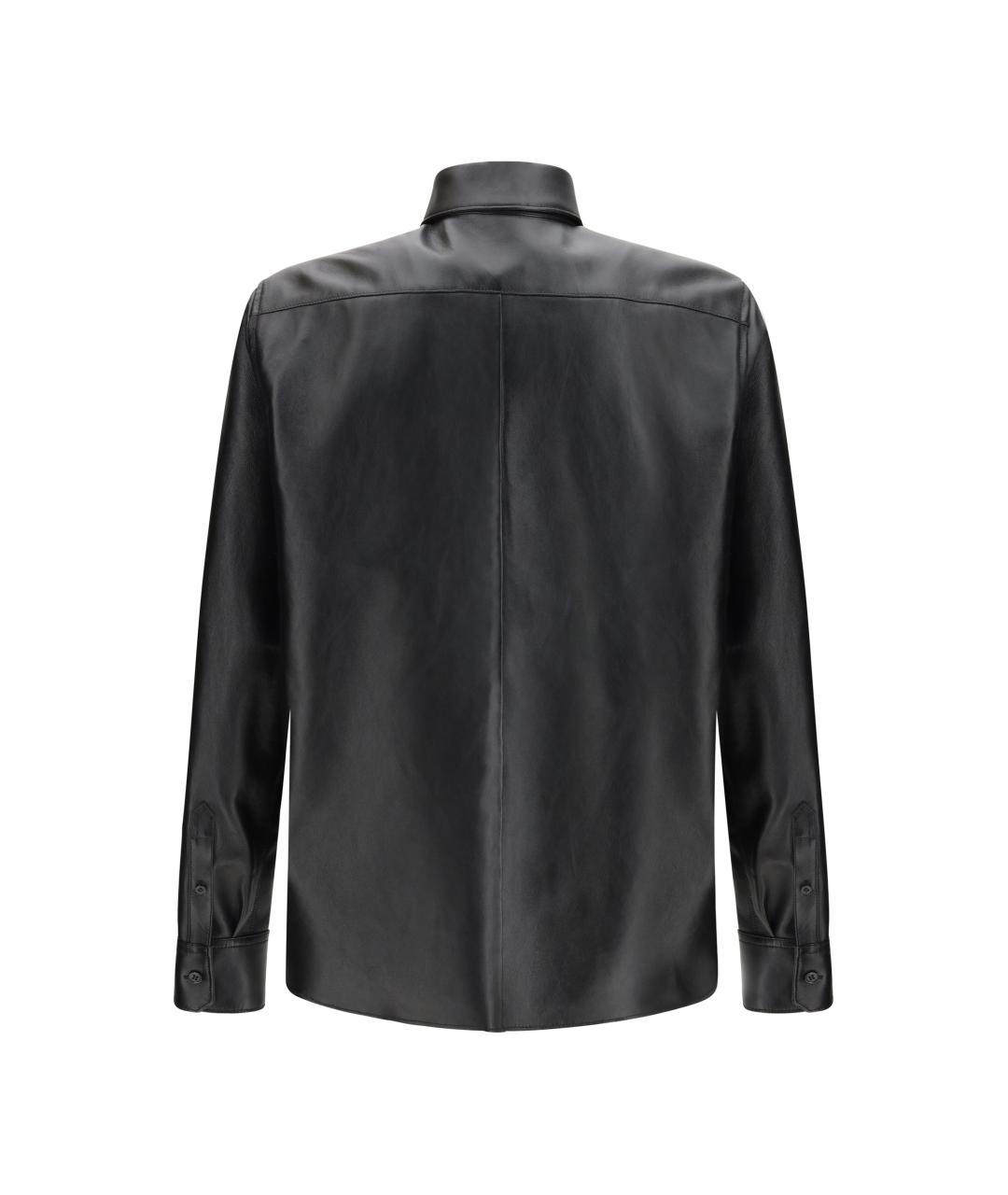 DOLCE&GABBANA Черная кожаная куртка, фото 2