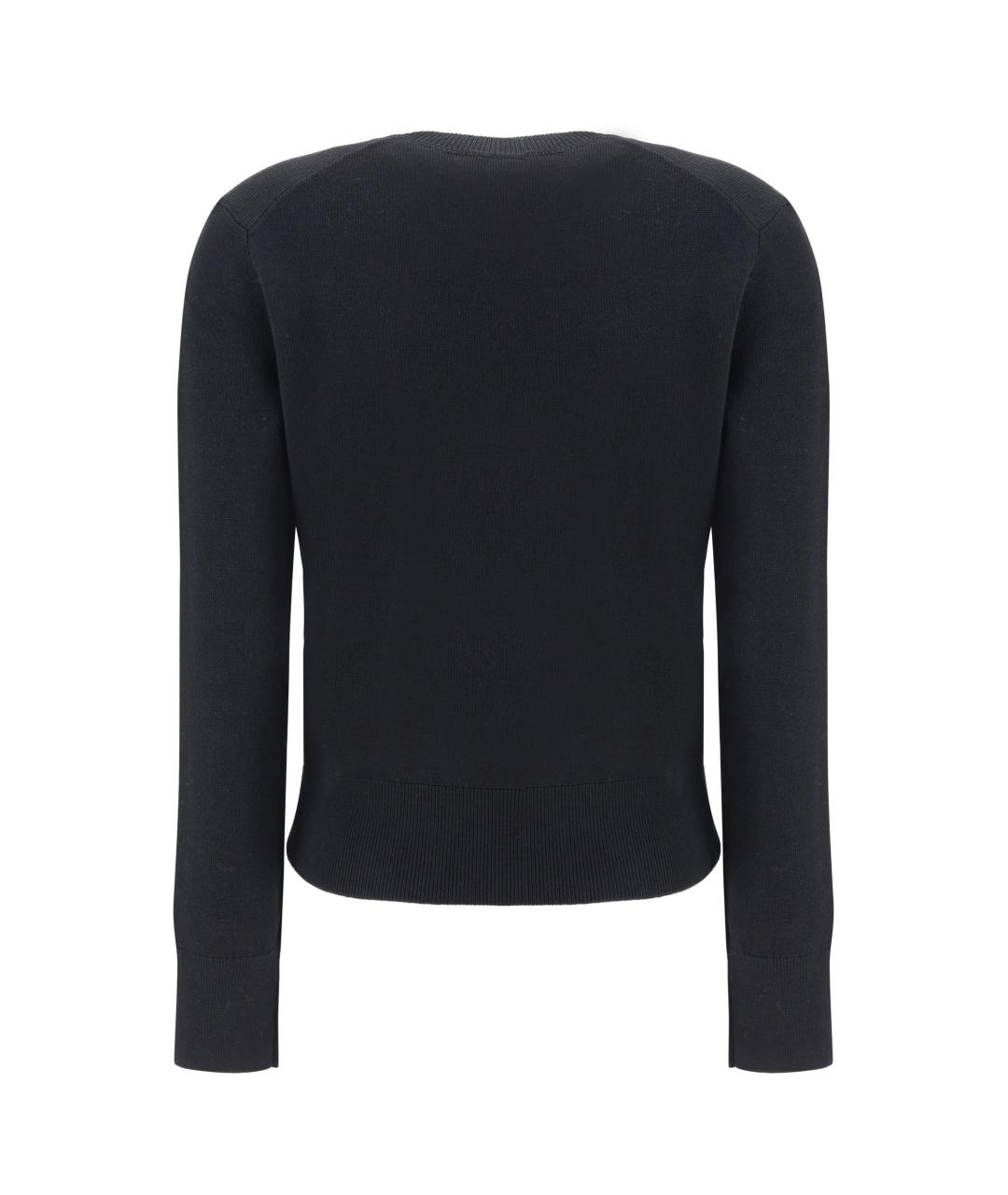 Ami Paris Черный шерстяной джемпер / свитер, фото 2