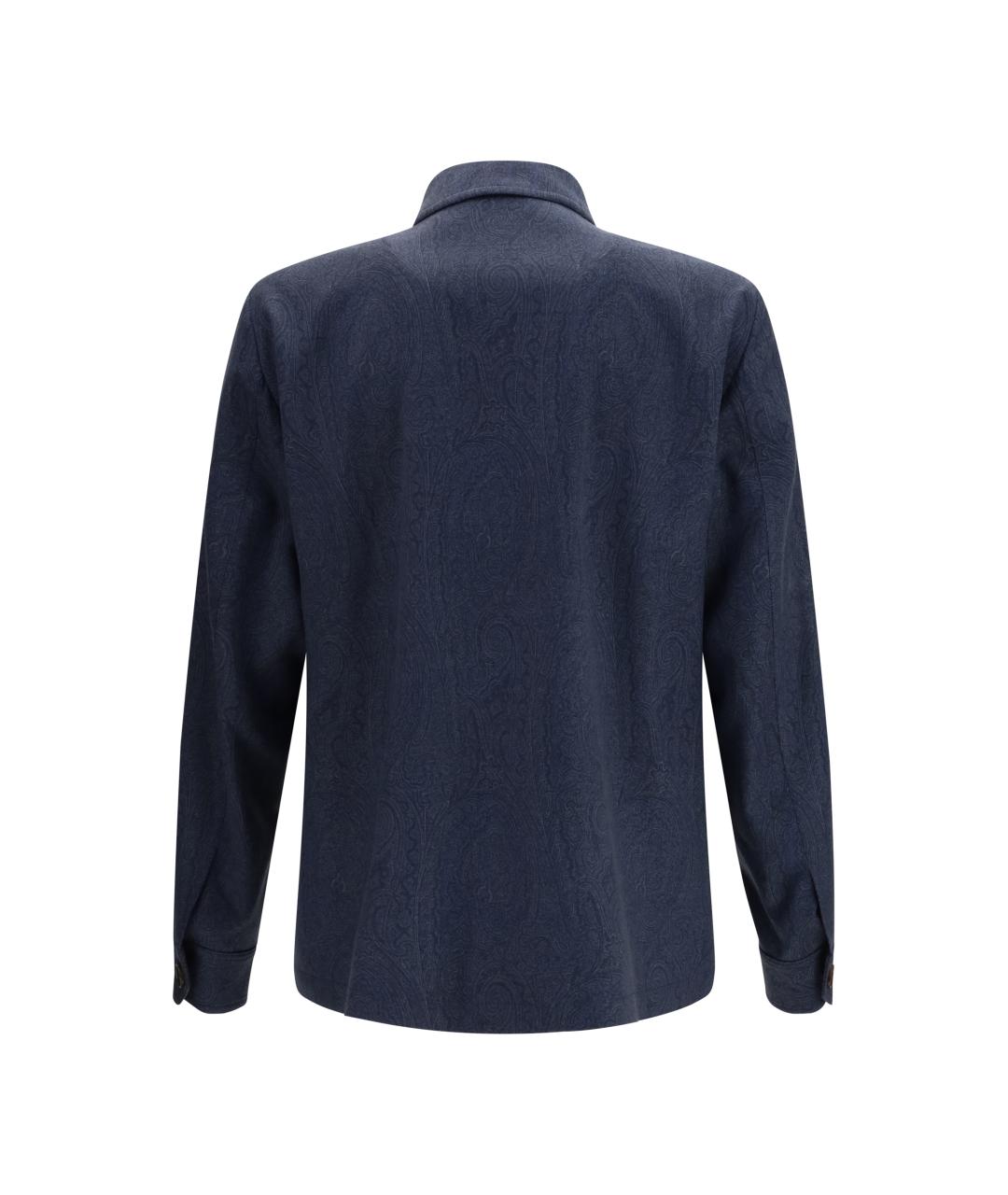 ETRO Темно-синяя шерстяная куртка, фото 2