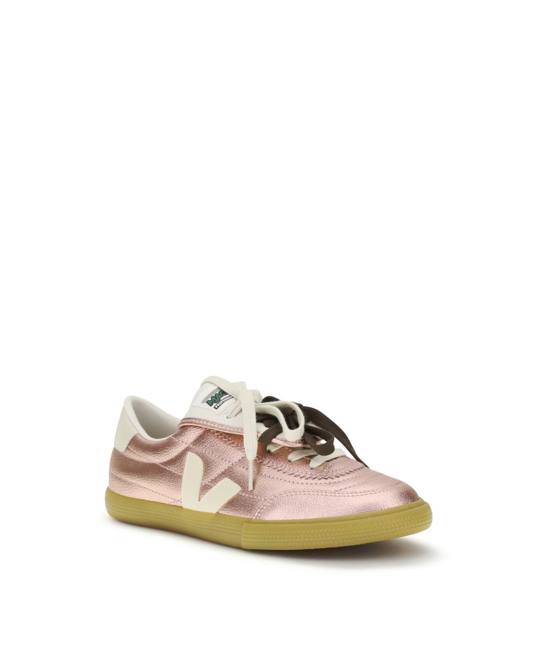 VEJA Розовые кожаные кеды, фото 2