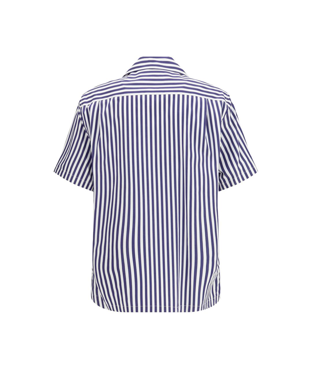 DOLCE&GABBANA Синяя хлопковая кэжуал рубашка, фото 2