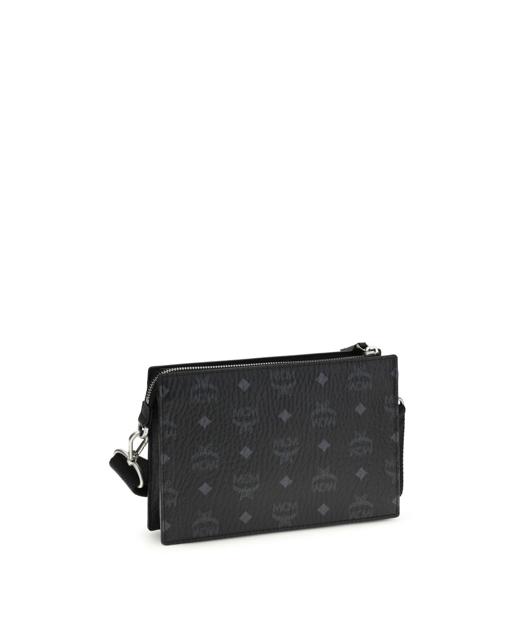 MCM Черная кожаная сумка на плечо, фото 3