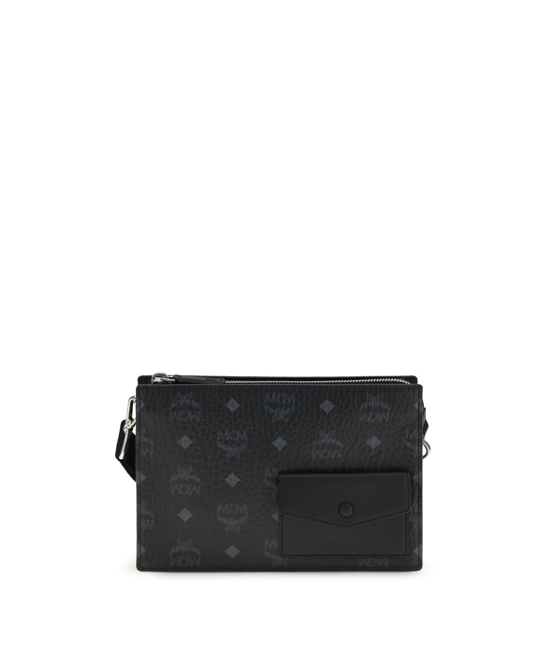 MCM Черная кожаная сумка на плечо, фото 1