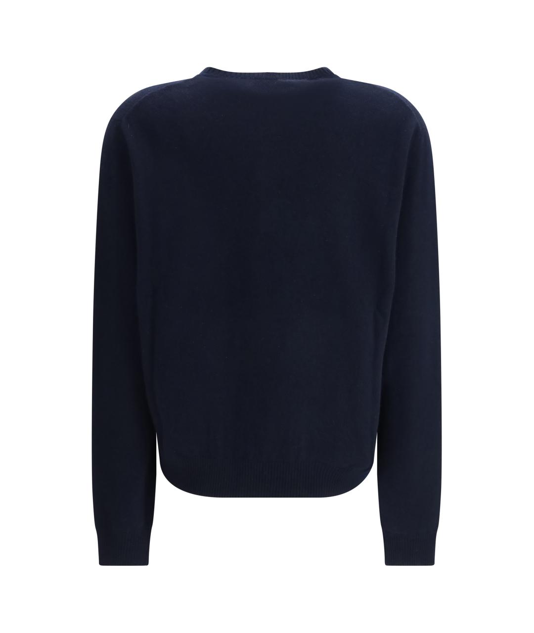 MIU MIU Темно-синий кашемировый джемпер / свитер, фото 2