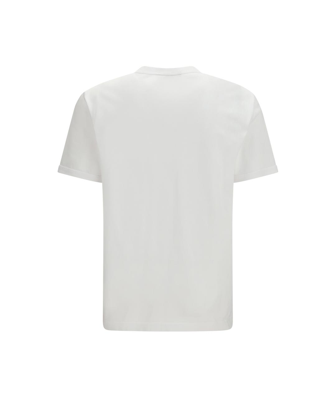 DOLCE&GABBANA Белая хлопковая футболка, фото 2