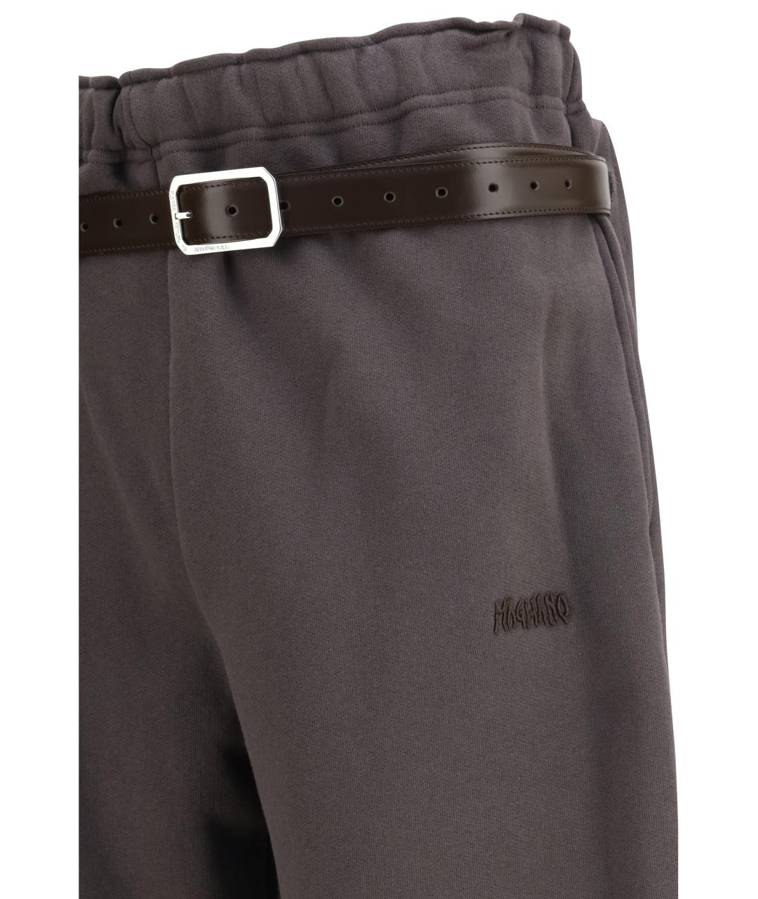 MAGLIANO Коричневые хлопковые повседневные брюки, фото 3