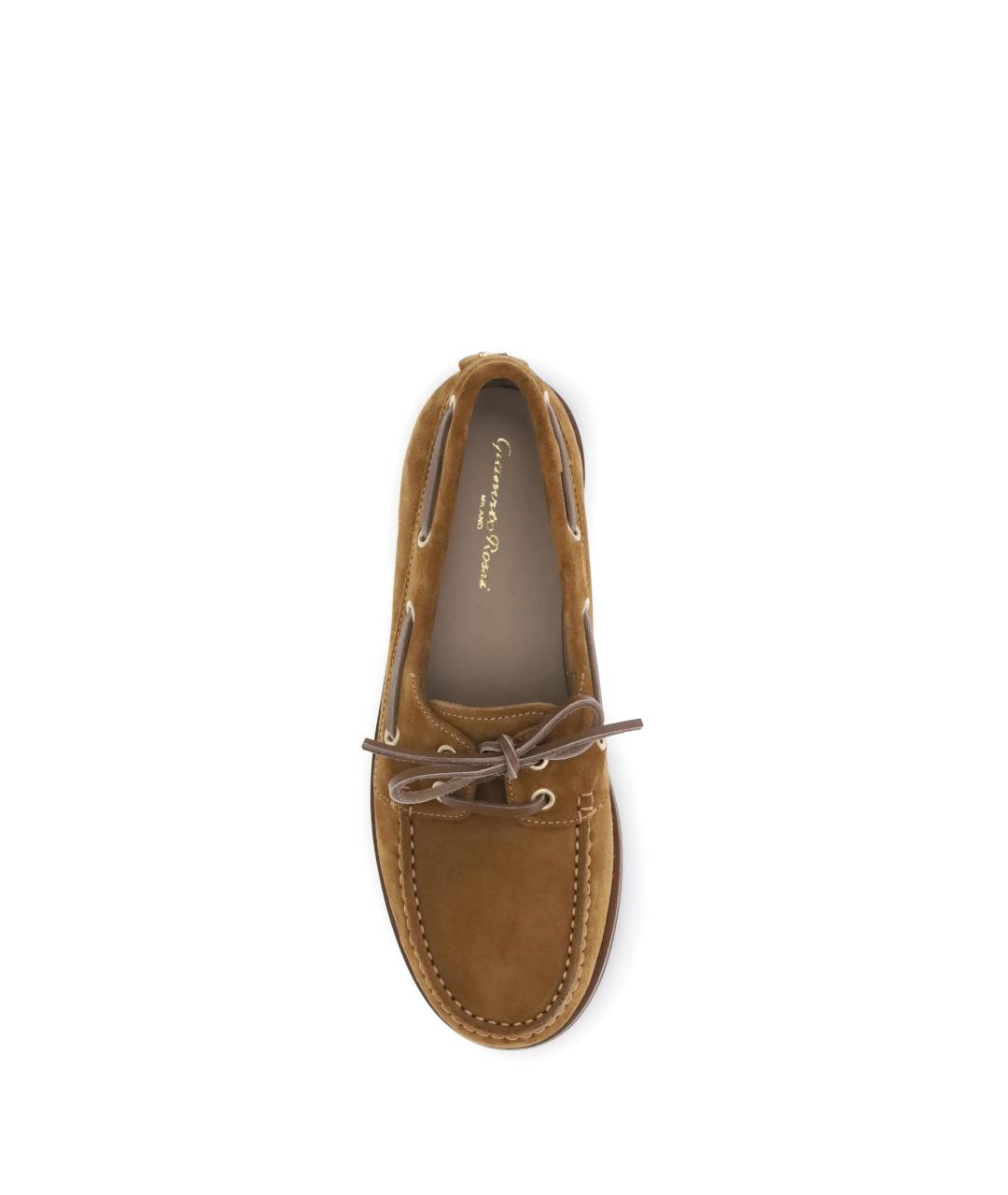 GIANVITO ROSSI Коричневые замшевые лоферы, фото 4