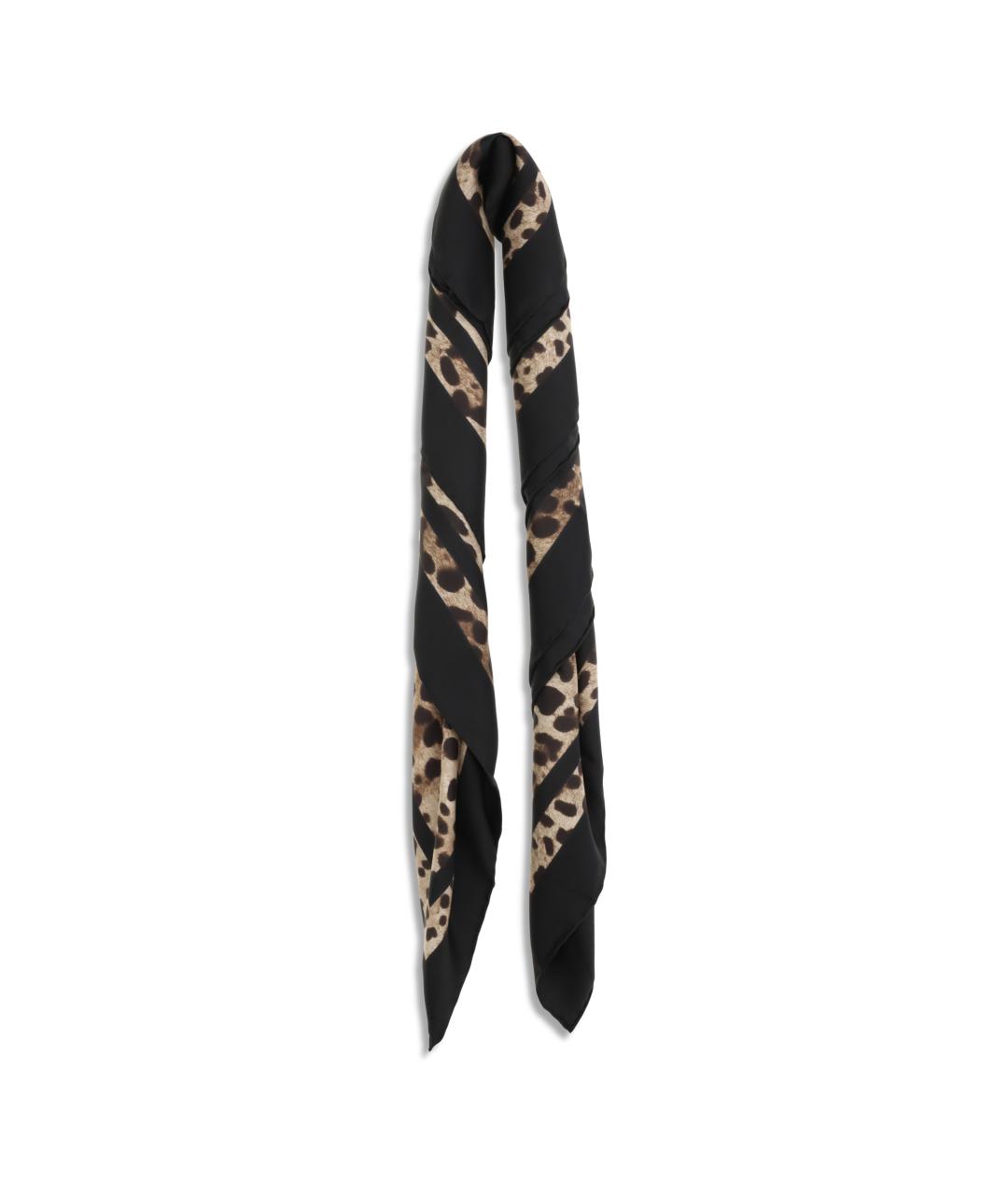 DOLCE&GABBANA Мульти шелковый шарф, фото 2