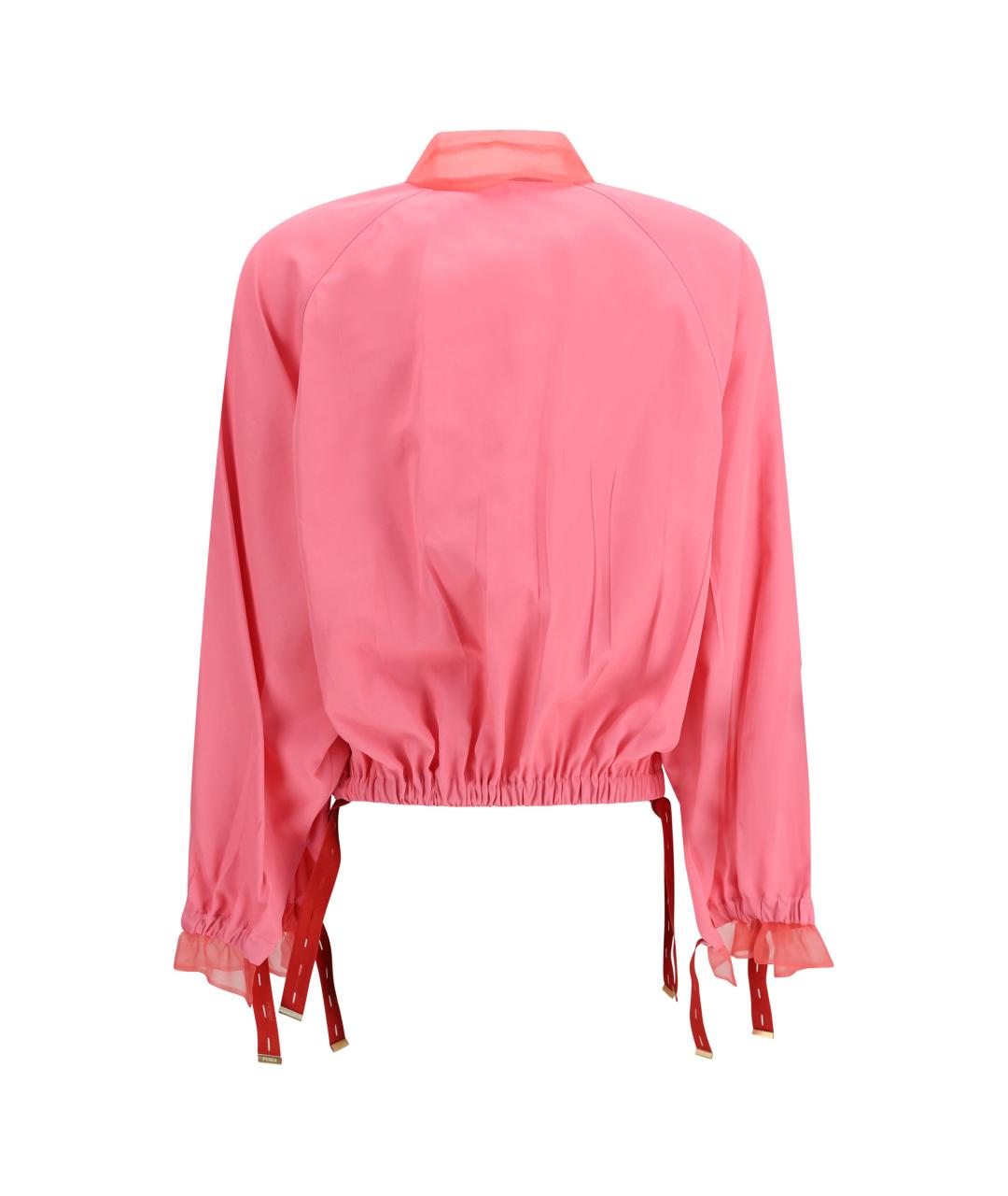 FENDI Розовая вискозная куртка, фото 2