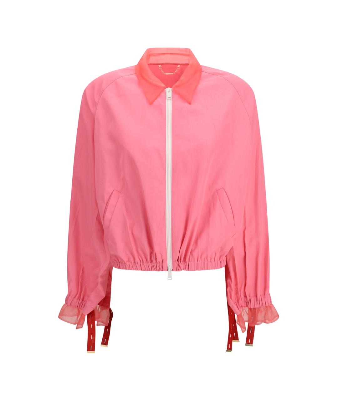 FENDI Розовая вискозная куртка, фото 1