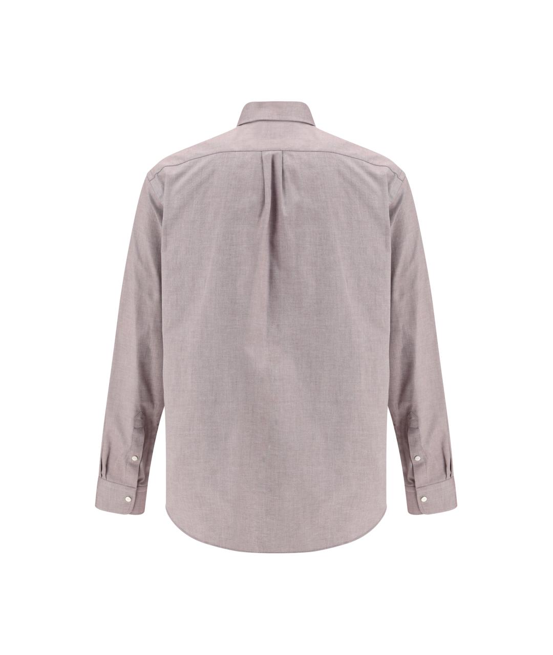 FENDI Розовая хлопковая кэжуал рубашка, фото 2