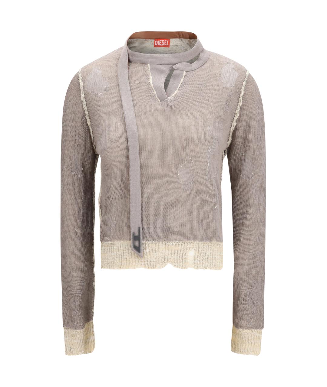 DIESEL Бежевый хлопковый джемпер / свитер, фото 1