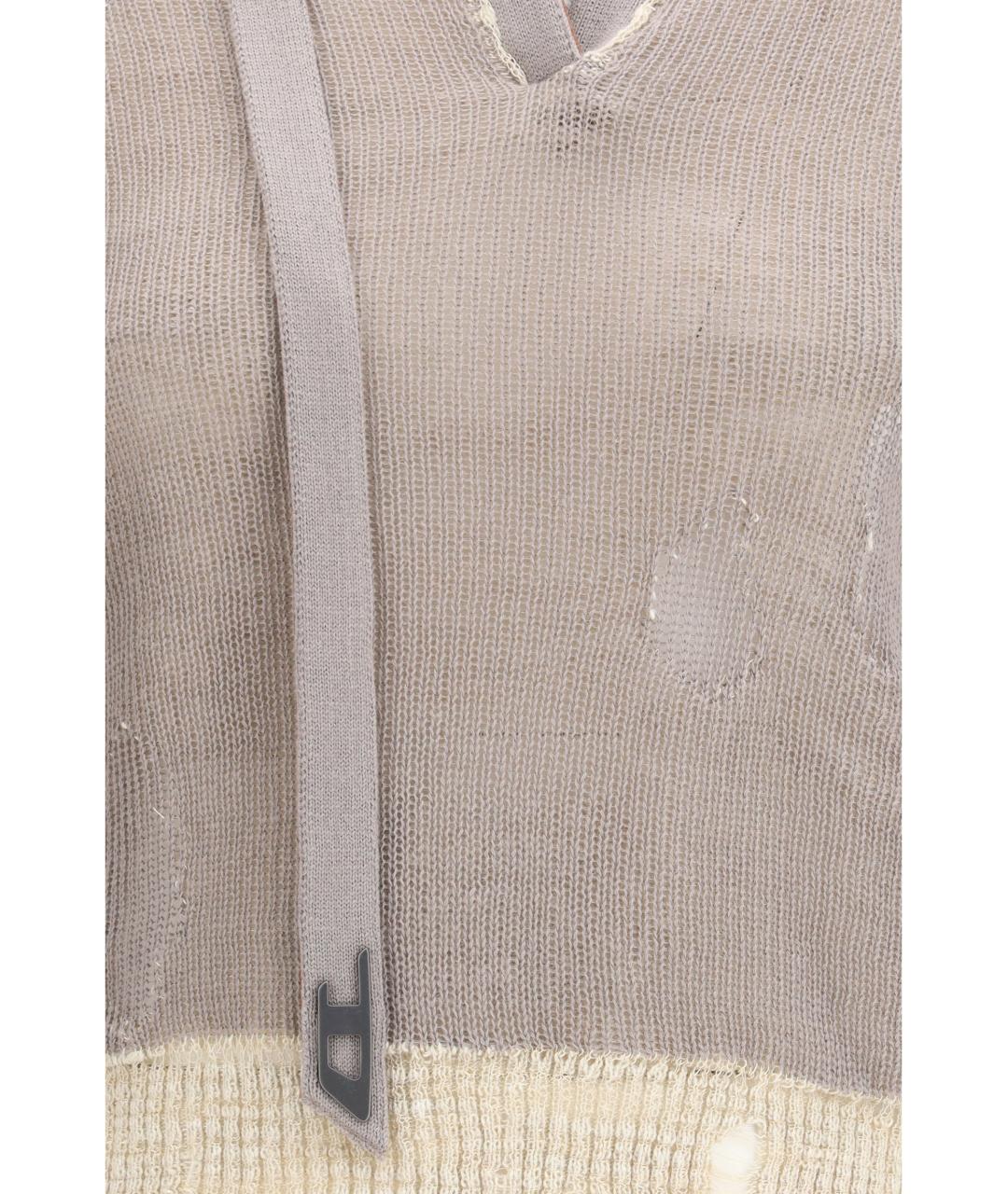 DIESEL Бежевый хлопковый джемпер / свитер, фото 3