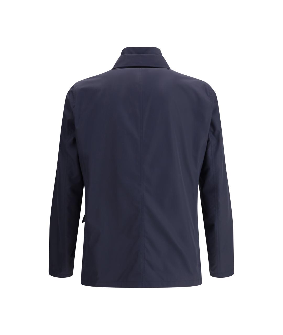 HERNO Синий полиэстеровый пиджак, фото 2