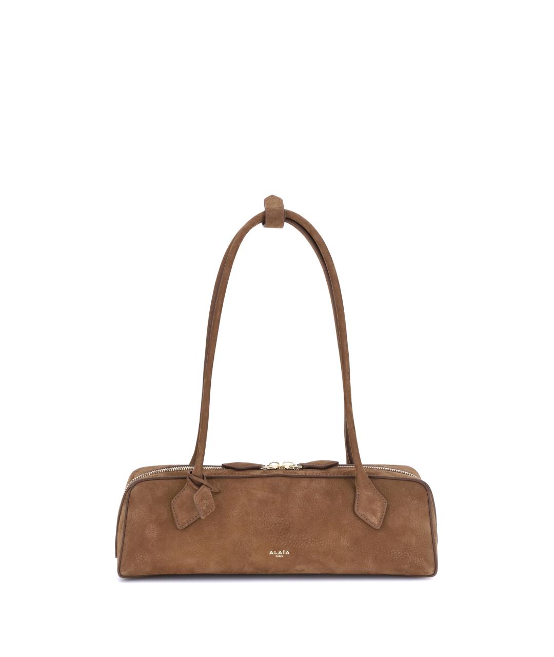 ALAIA Бежевая кожаная сумка через плечо, фото 1