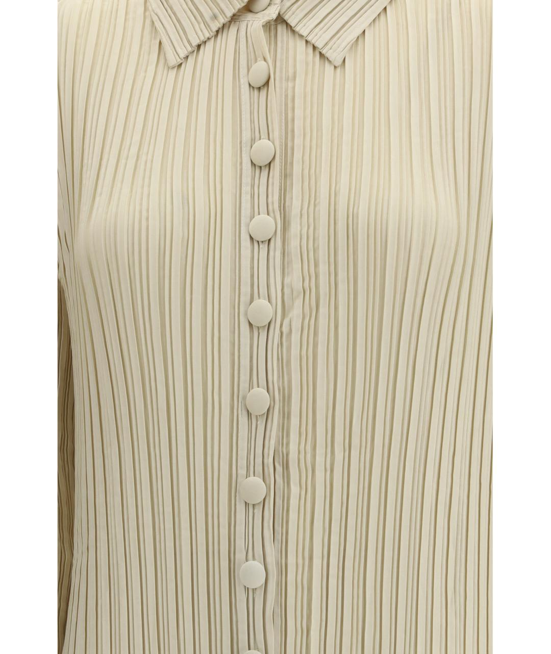 GONGDID DESIGN Бежевое полиэстеровое повседневное платье, фото 3