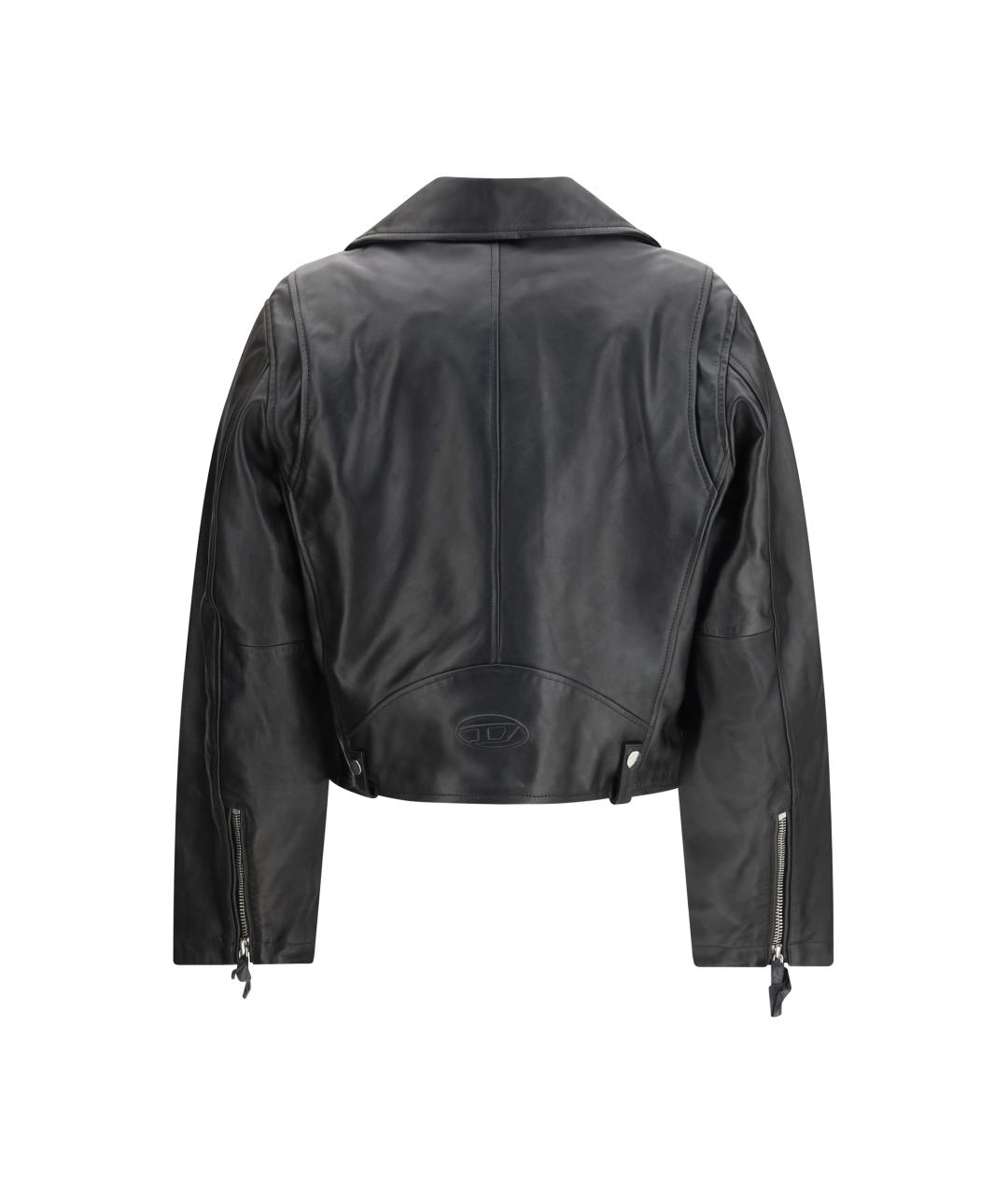 DIESEL Черная кожаная куртка, фото 2