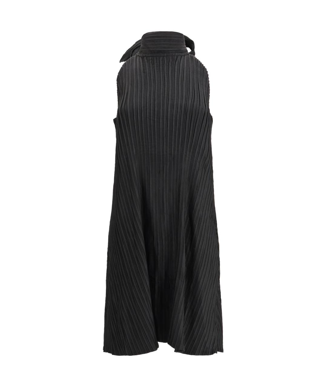 GONGDID DESIGN Черное полиэстеровое повседневное платье, фото 1