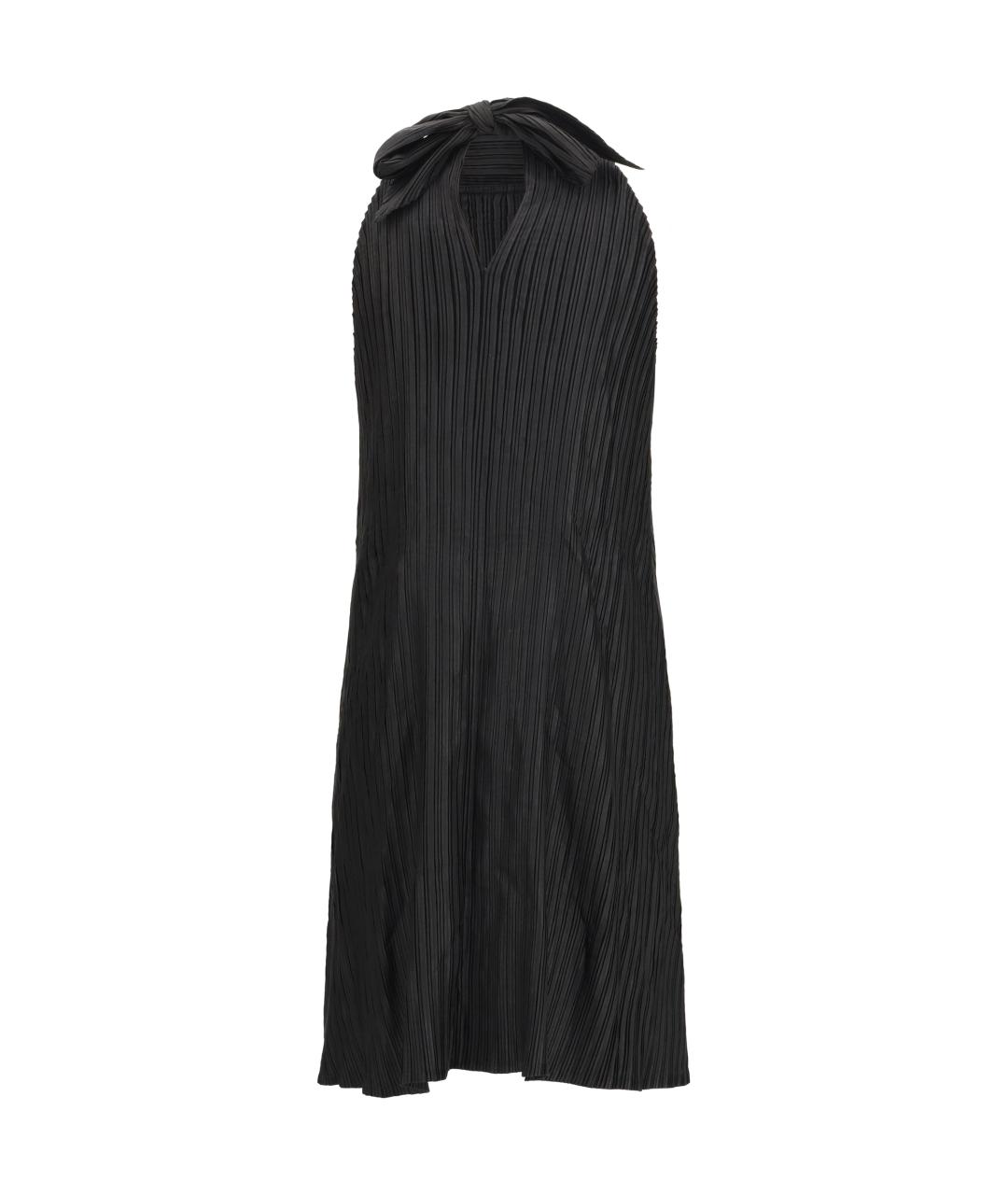 GONGDID DESIGN Черное полиэстеровое повседневное платье, фото 2