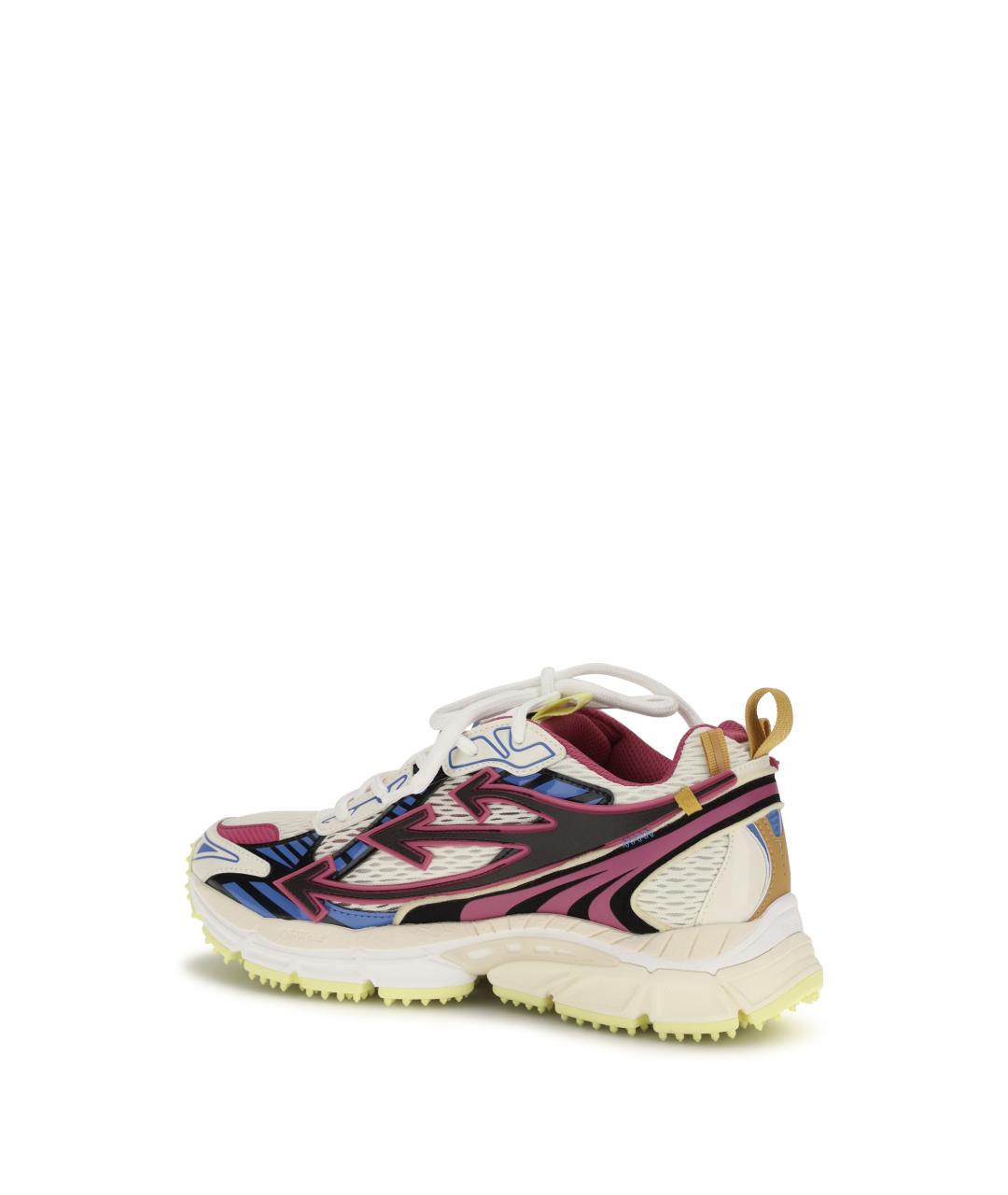 OFF-WHITE Мульти текстильные кроссовки, фото 3