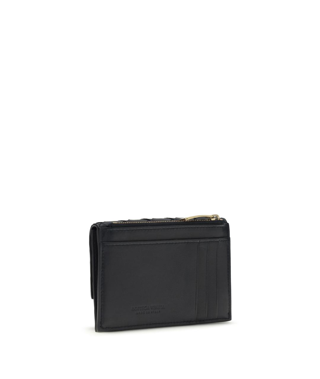 BOTTEGA VENETA Синий кожаный кардхолдер, фото 2