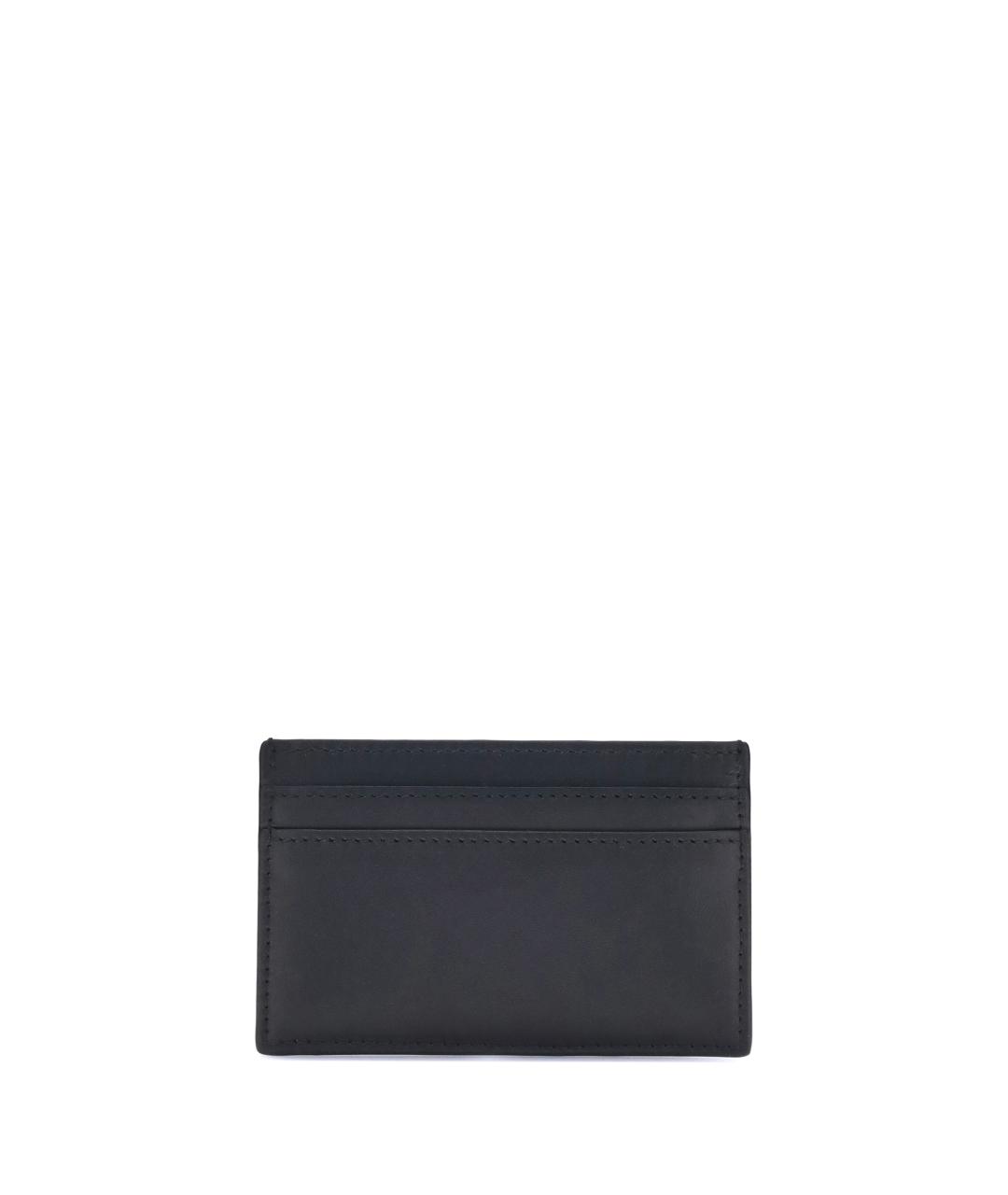 ALEXANDER MCQUEEN Черный кожаный кардхолдер, фото 2