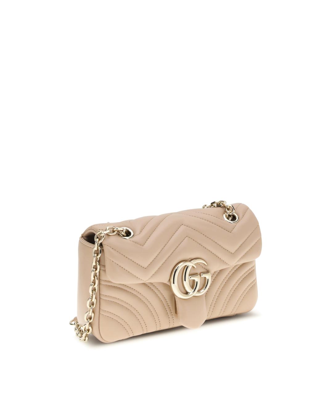 GUCCI Розовая кожаная сумка через плечо, фото 2