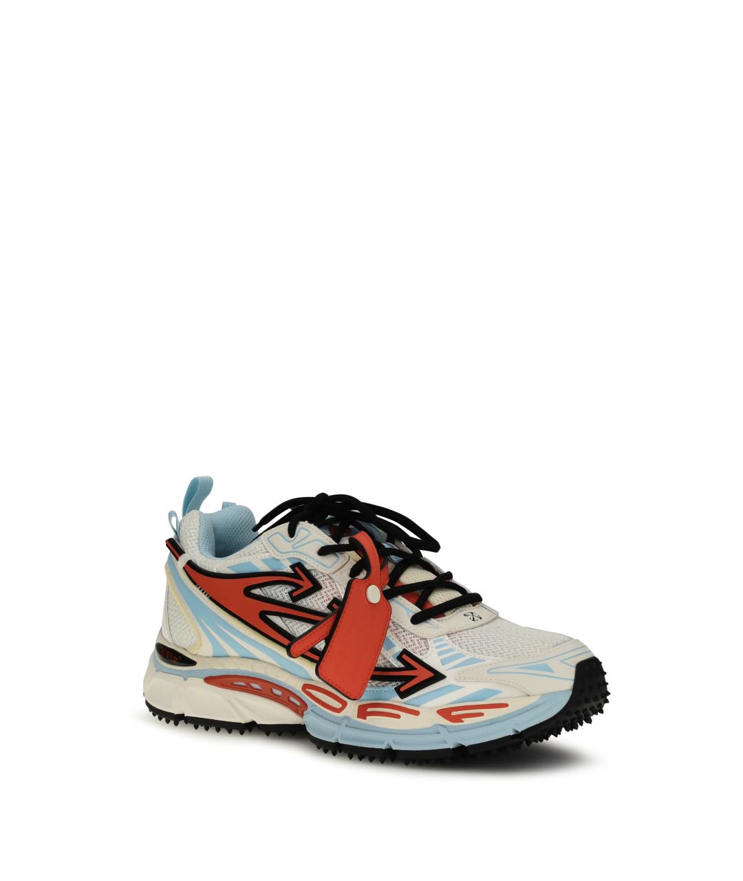 OFF-WHITE Мульти текстильные низкие кроссовки / кеды, фото 2