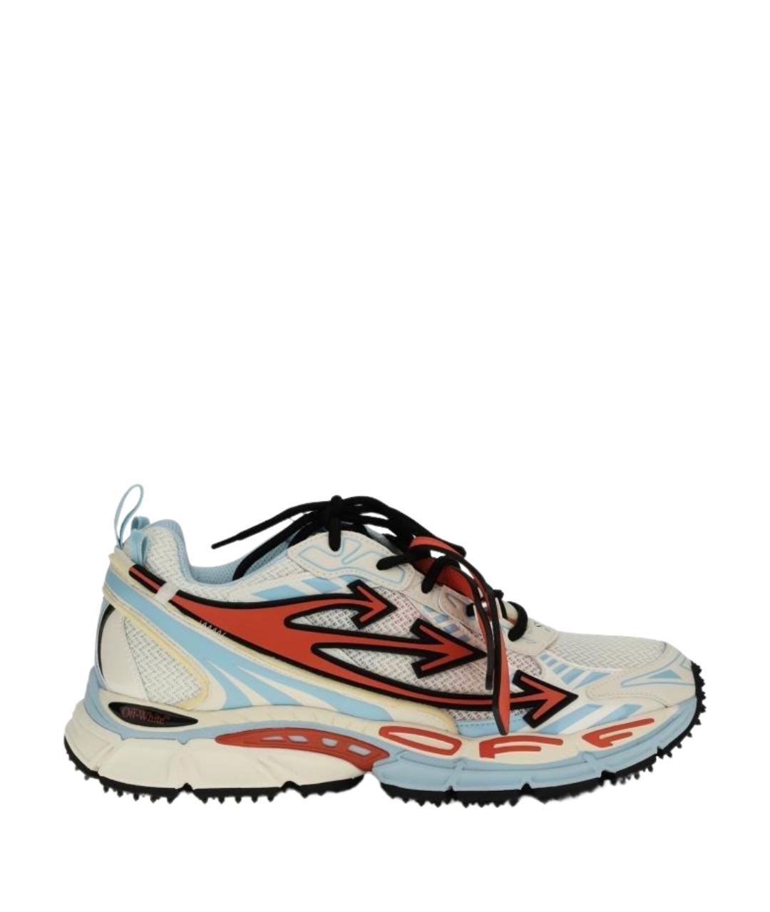 OFF-WHITE Мульти текстильные низкие кроссовки / кеды, фото 1