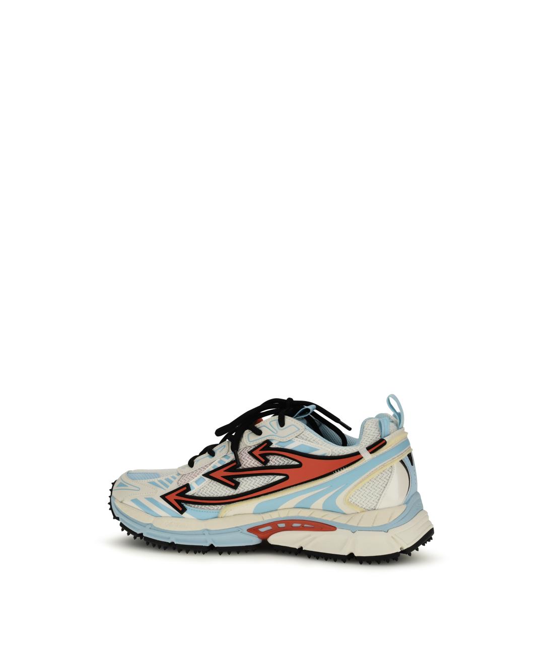 OFF-WHITE Мульти текстильные низкие кроссовки / кеды, фото 3