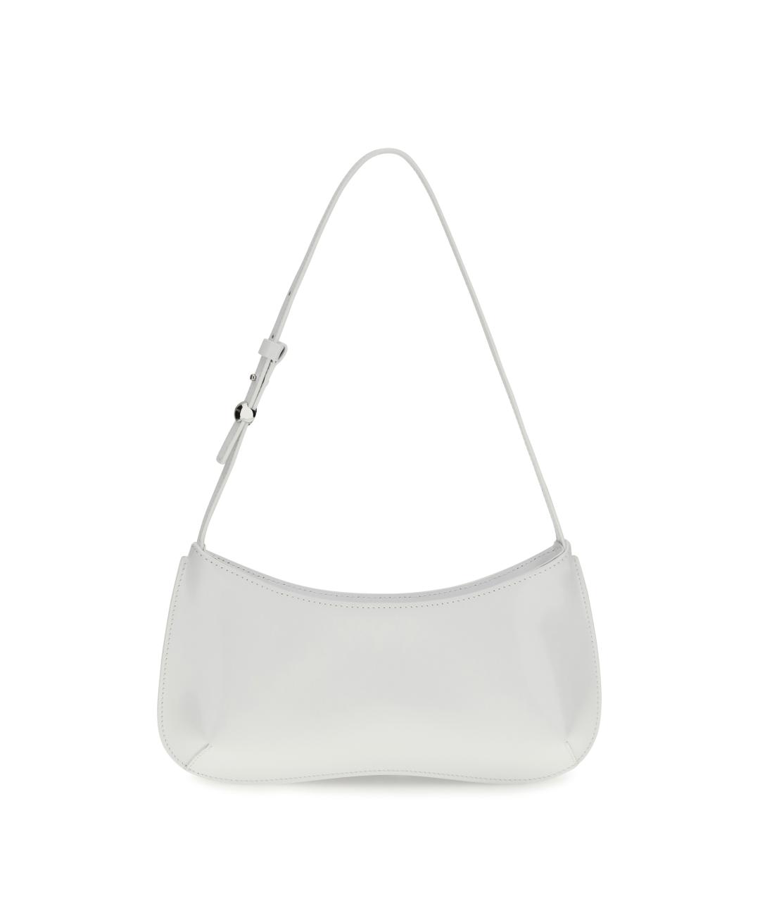 JACQUEMUS Белая кожаная сумка через плечо, фото 1