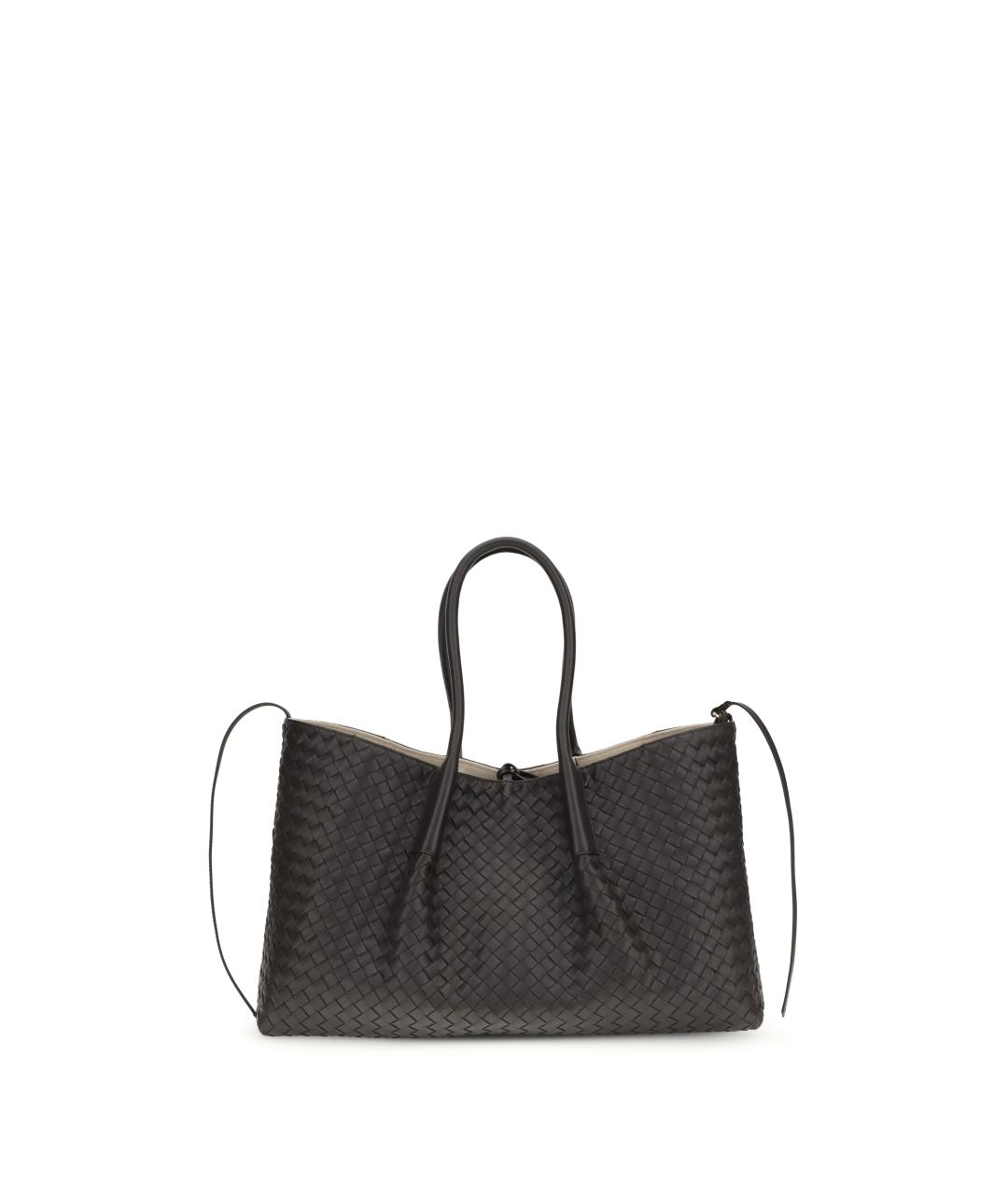 BOTTEGA VENETA Коричневая кожаная сумка тоут, фото 1