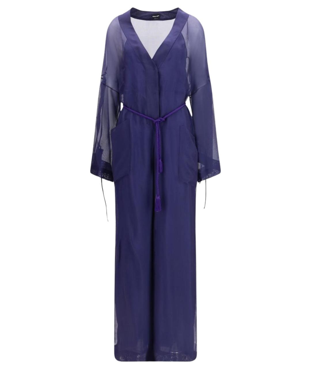 GIORGIO ARMANI Синий вискозный комбинезон, фото 1