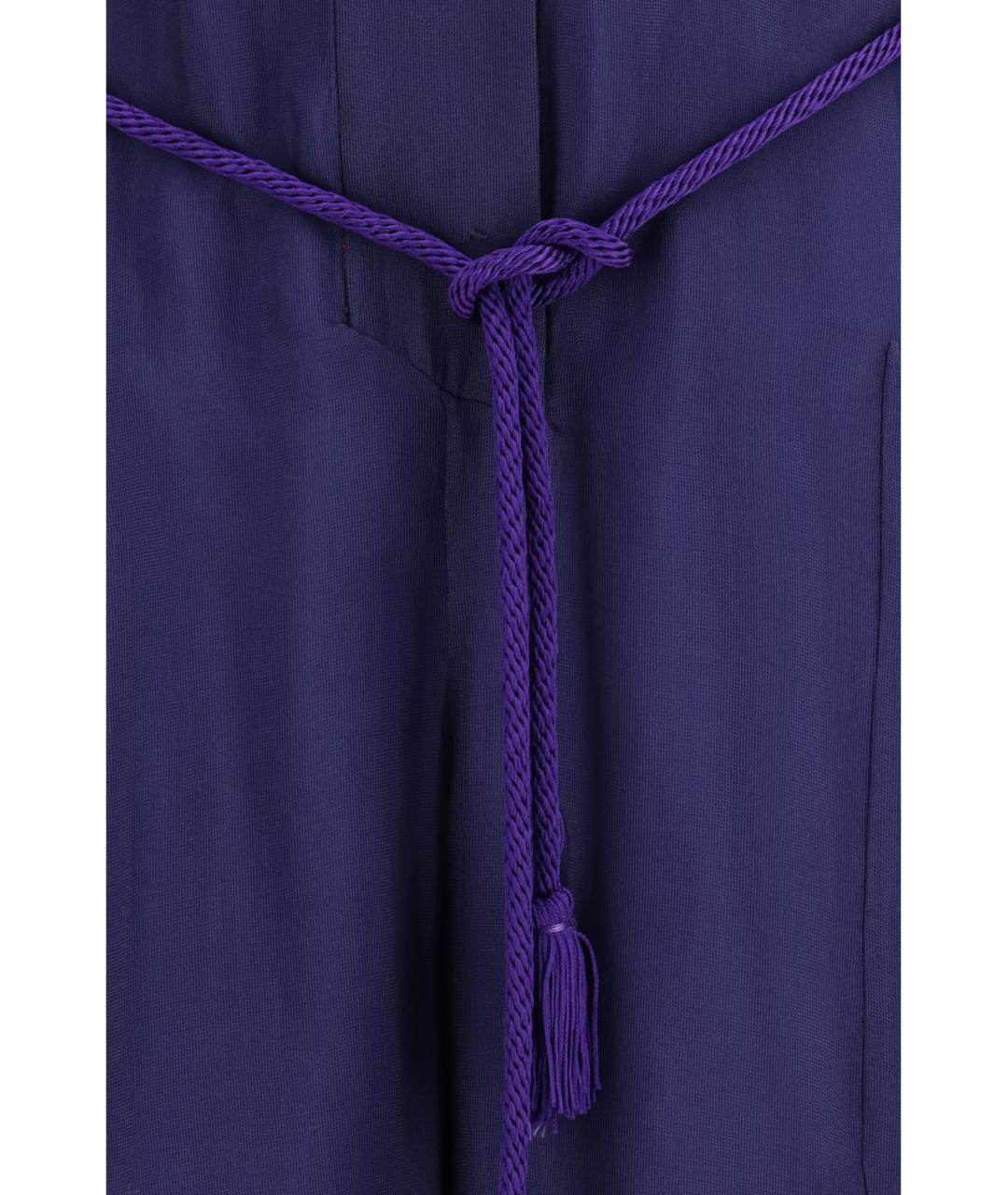 GIORGIO ARMANI Синий вискозный комбинезон, фото 3